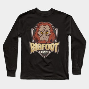 Bigfoot country Long Sleeve T-Shirt